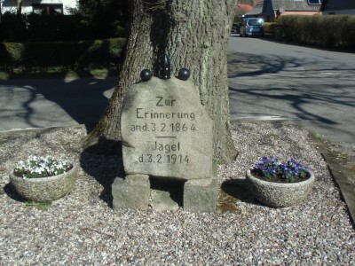 Gedenkstein in Jagel